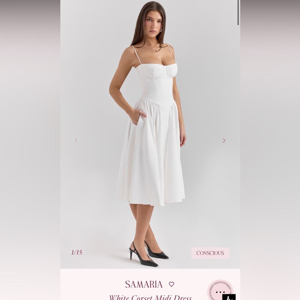SOLD House of CB Samaria Midi Dress BNIB and all tags attached
White (MED) - Picture 5 of 8